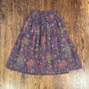 Floral Patterned Women's Skirt